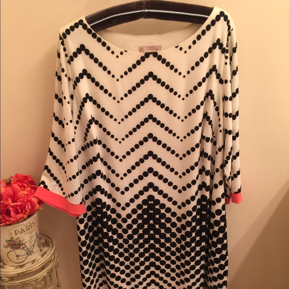 Geometric design dress